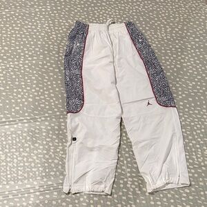 Jordan White and Blue Patterned Joggers
